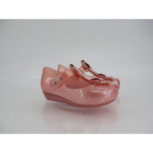 Mini Melissa Ultragirl Ballerina Little Girls Jelly Size 5 Toddler Pink Glitter